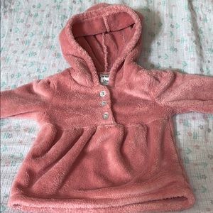 Pink hoodie sweater